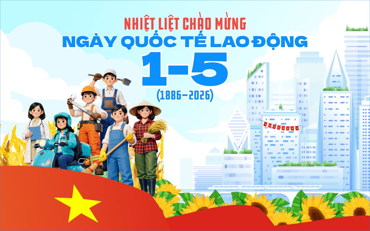 Nhiệt chào mừng ngày Quốc tế lao động 1/5