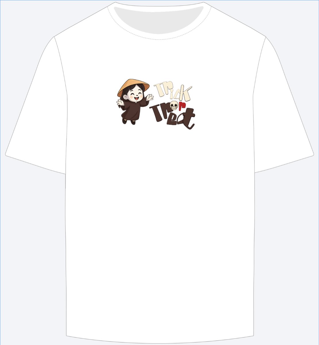 Mẫu Ao Thun Halloween, lễ hội ma quái, sự kiện, event, dễ thương, cute, chibi, hoạt hình, cartoon — LayerPic