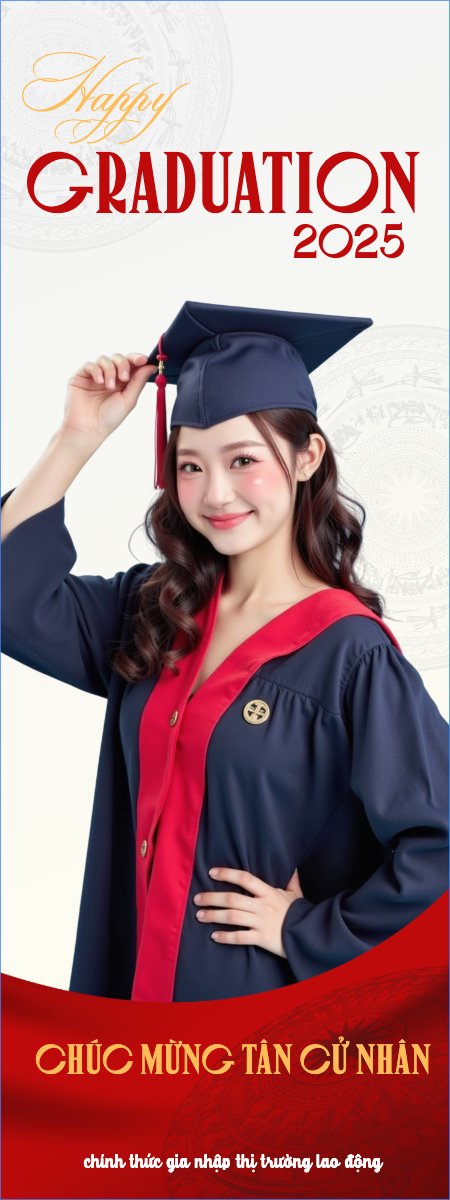 Mẫu Standee Tốt nghiệp, kỉ yếu, Graduation, yearbook, sự kiện, event, giáo dục, education, Việt Nam — LayerPic
