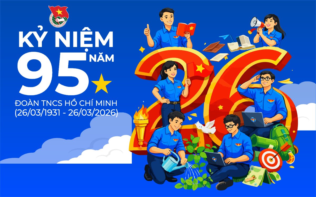 Mẫu Banner - Băng rôn 95 năm kì niệm đoàn — LayerPic