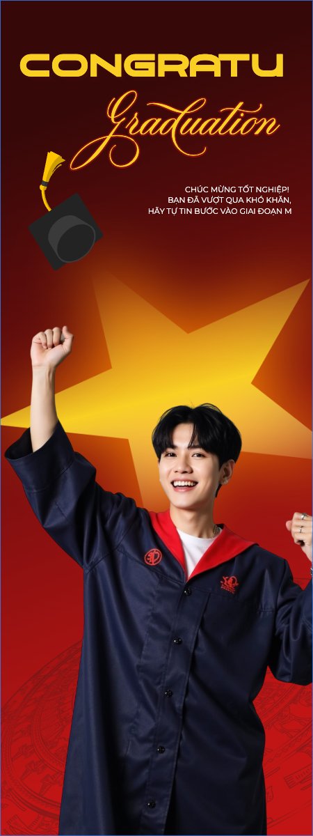 Mẫu Standee Tốt nghiệp, kỉ yếu, Graduation, yearbook, sự kiện, event, giáo dục, education, Việt Nam — LayerPic