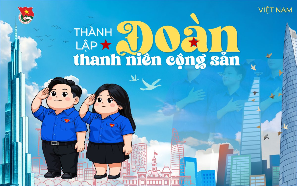 Mẫu Banner - Băng rôn Đoàn TNCS Hồ chí Minh — LayerPic
