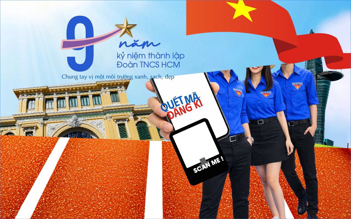 Mẫu Banner - Băng rôn 95 năm thành lập đoàn — LayerPic