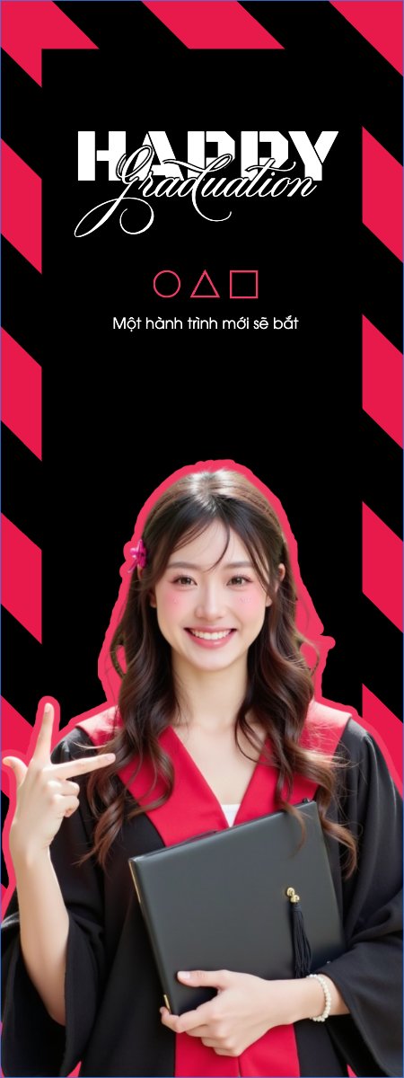 Tốt nghiệp, kỉ yếu, Graduation, yearbook, sự kiện, event, giáo dục, education, squid game