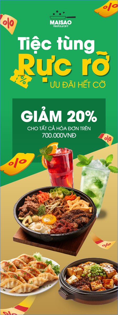 Mẫu Standee Đồ ăn, food, thực phẩm, ẩm thực, món ăn, F&B, nhà hàng, thức ăn, restaurant — LayerPic