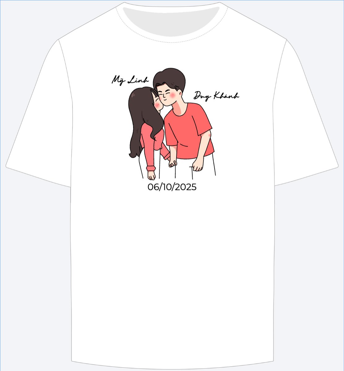 Mẫu Ao Thun Couple, cặp đôi, người yêu, lover, tình yêu, love, đơn giản, simple, cute, dễ thương — LayerPic