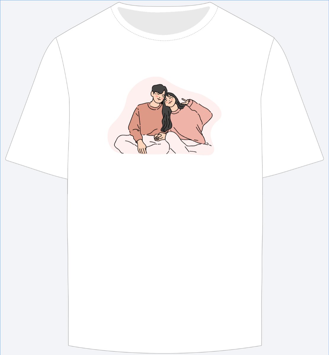 Mẫu Ao Thun Couple, cặp đôi, người yêu, lover, tình yêu, love, đơn giản, simple, cute, dễ thương — LayerPic