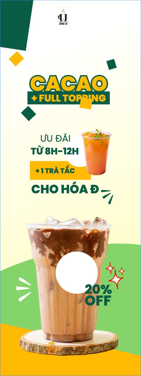 Mẫu Standee Trà sữa, milktea, nước uống, juice, giải khát, F&B, drink — LayerPic