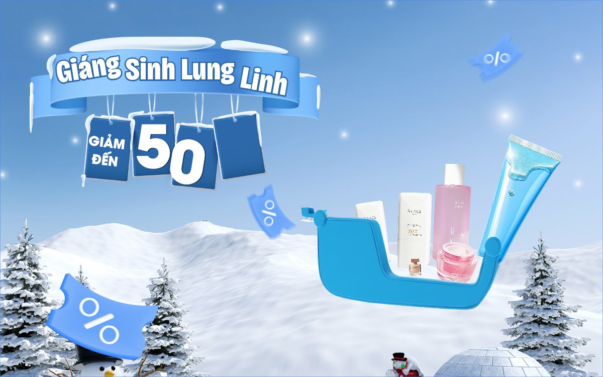 Mẫu Banner - Băng rôn Giáng sinh lung linh — LayerPic