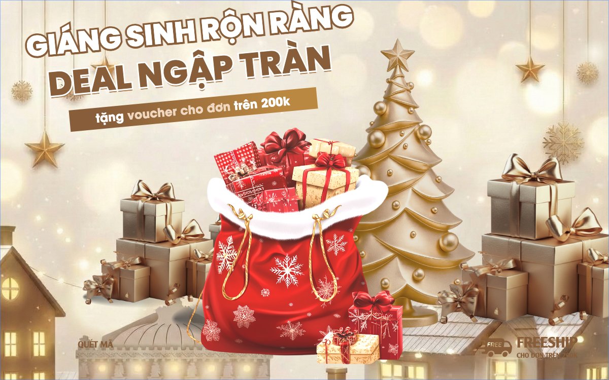 Giáng sinh rộn ràng deal ngập tràn