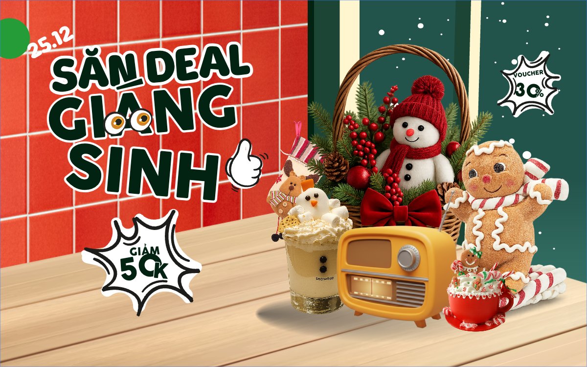 Mẫu Banner - Băng rôn Săn deal giáng sinh — LayerPic