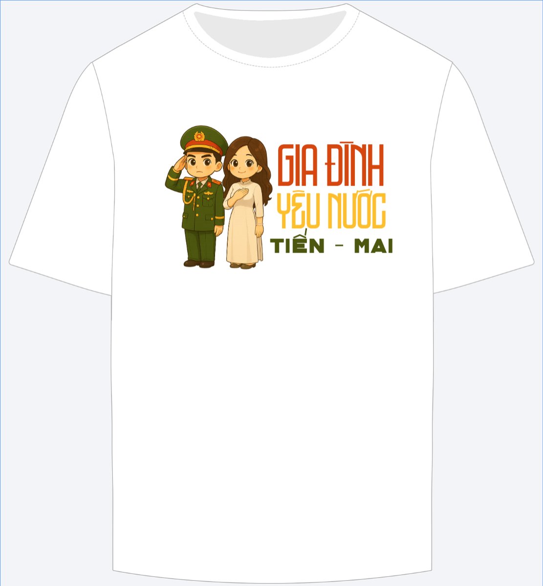 Mẫu Ao Thun 2/9, Quốc Khánh, lễ hội, Việt Nam, tình yêu, love, cặp đôi, gia đình, couple, sự kiện, event, dễ thương, cute — LayerPic