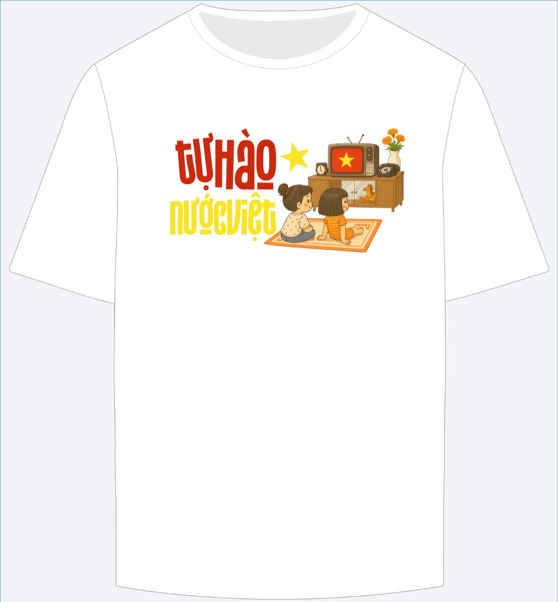 Mẫu Ao Thun 2/9, Quốc Khánh, lễ hội, Việt Nam, gia đình, family, sự kiện, event, dễ thương, cute — LayerPic