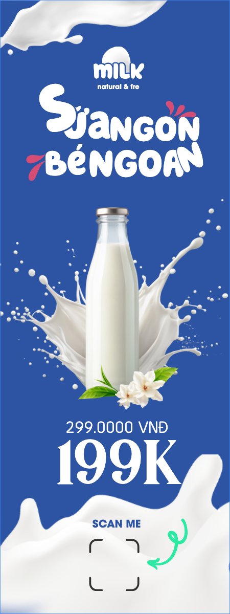 Mẫu Standee Nước uống, juice, giải khát, F&B, drink, sữa, milk — LayerPic