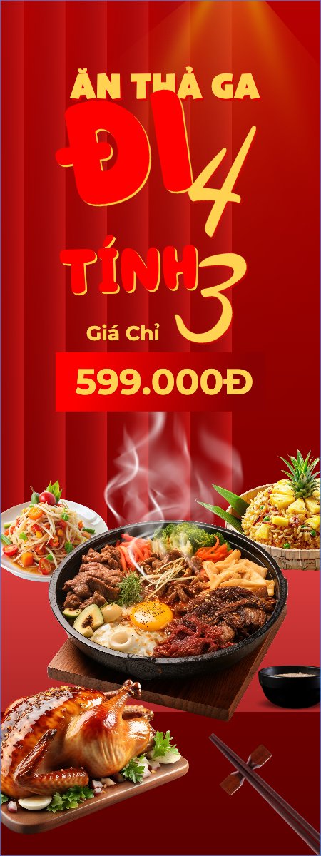 Mẫu Standee Đồ ăn, food, thực phẩm, ẩm thực, món ăn, F&B, nhà hàng, thức ăn — LayerPic
