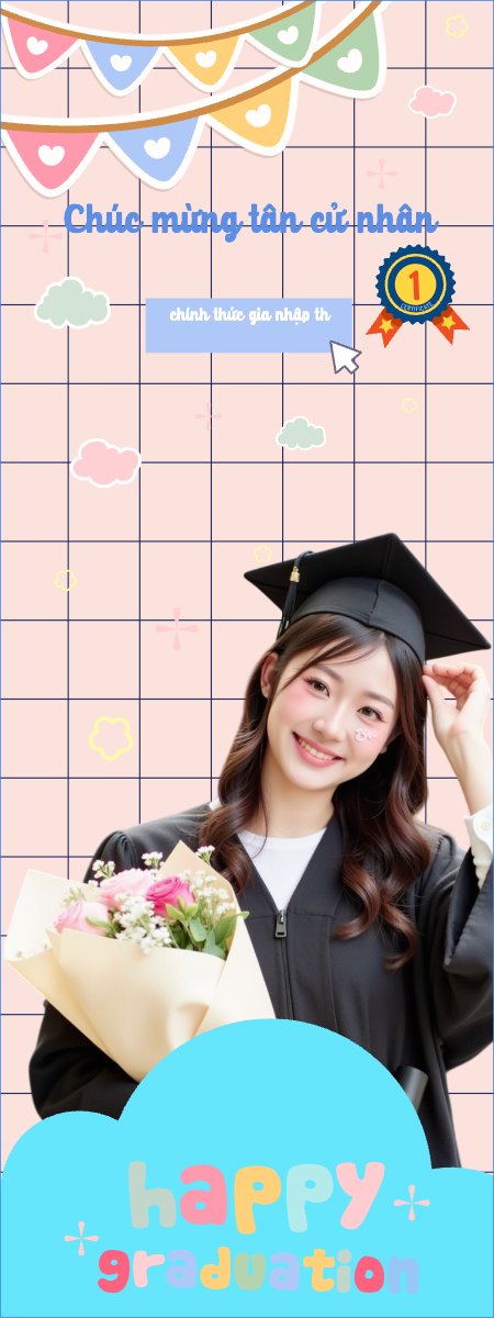 Mẫu Standee Tốt nghiệp, kỉ yếu, Graduation, yearbook, sự kiện, event, chương trình, entertainment — LayerPic