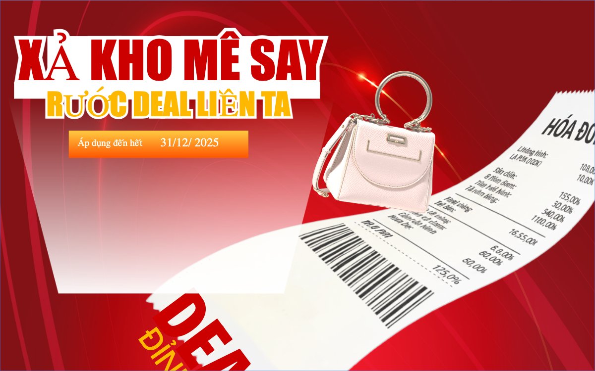 Mẫu Banner - Băng rôn Xả kho mê say rước deal liền tay — LayerPic