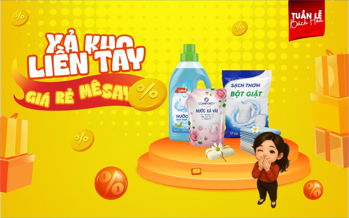 Xả kho liền tay giá rẻ mê say