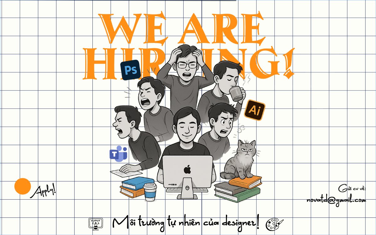 Mẫu Banner - Băng rôn We are hiring! — LayerPic