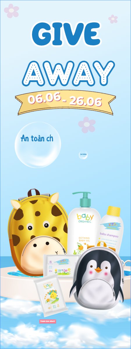 Mẫu Standee Em bé, baby, trẻ em, kids, sự kiện, event, chương trình, sale, giải trí, entertainment — LayerPic
