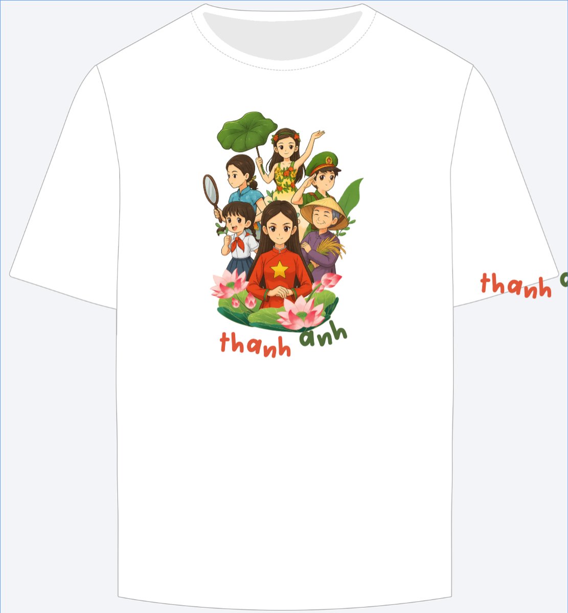 Mẫu Ao Thun 2/9, Quốc Khánh, lễ hội, Việt Nam, cá nhân, personal style, sự kiện, event, dễ thương, cute — LayerPic