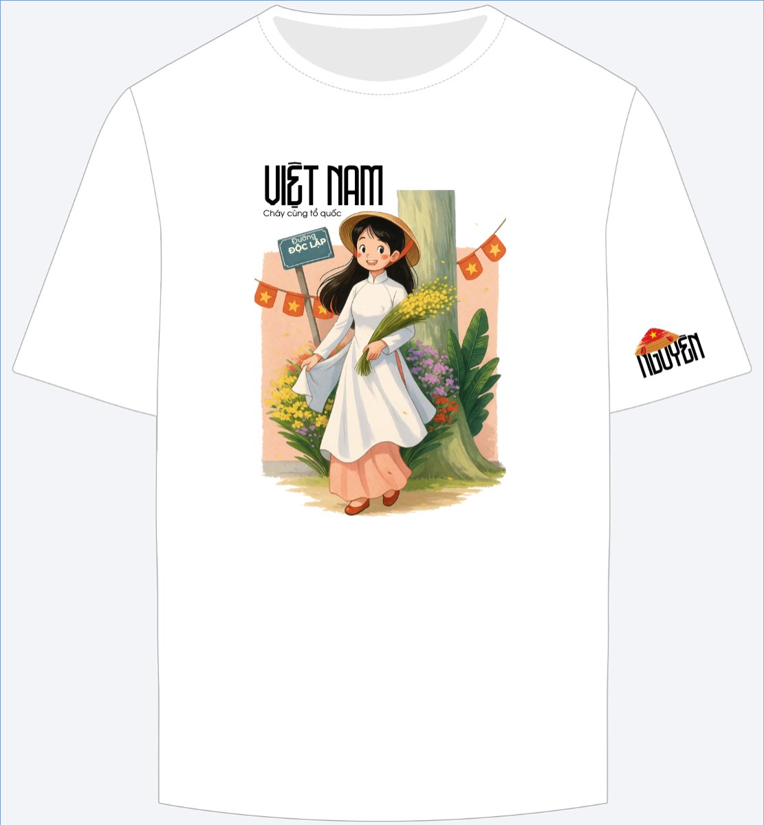 Mẫu Ao Thun 2/9, Quốc Khánh, lễ hội, Việt Nam, cá nhân, personal style, sự kiện, event, dễ thương, cute — LayerPic