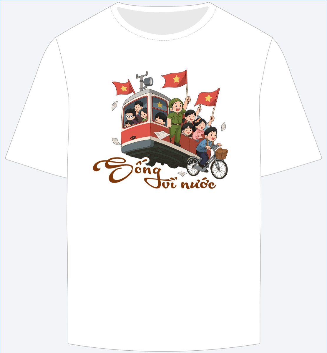Mẫu Ao Thun 2/9, Quốc Khánh, lễ hội, Việt Nam, hội nhóm, team, tập thể, sự kiện, event, dễ thương, cute — LayerPic