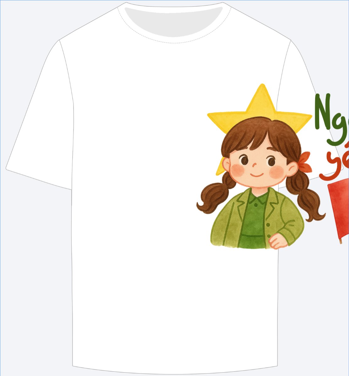 Mẫu Ao Thun 2/9, Quốc Khánh, lễ hội, Việt Nam, cá nhân, personal style, sự kiện, event, dễ thương, cute — LayerPic