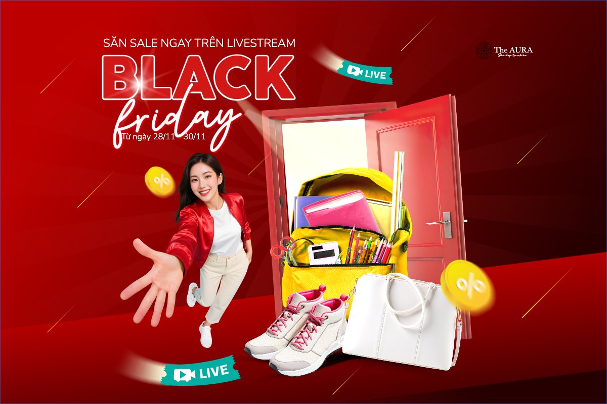 Mẫu Banner - Băng rôn Black friday giảm giá — LayerPic