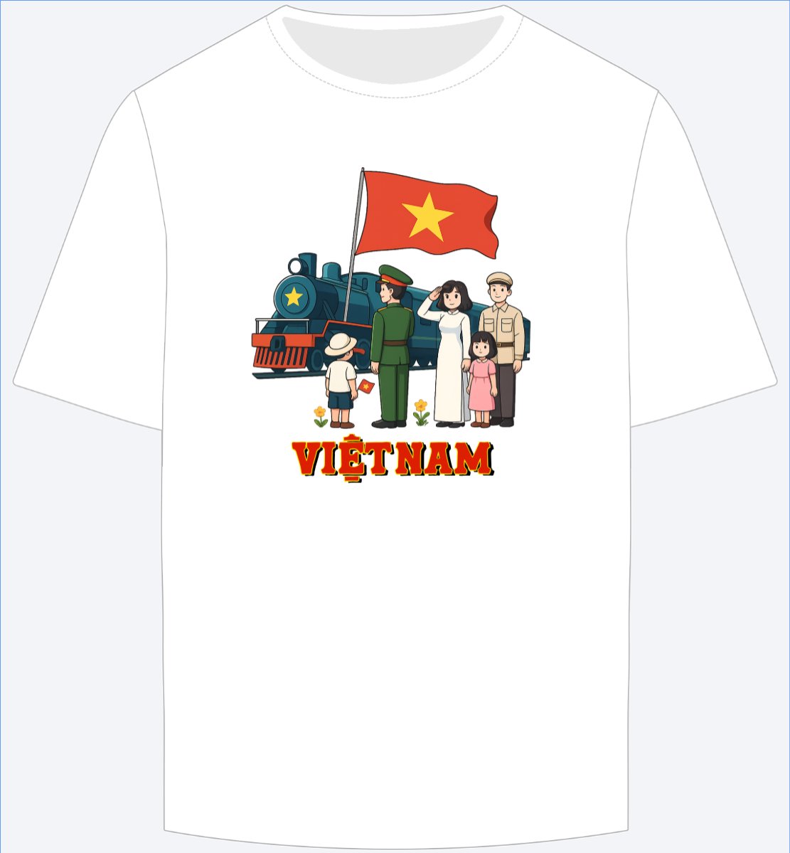Mẫu Ao Thun 2/9, Quốc Khánh, lễ hội, Việt Nam, cá nhân, personal style, sự kiện, event, retro, cổ điển, vintage — LayerPic