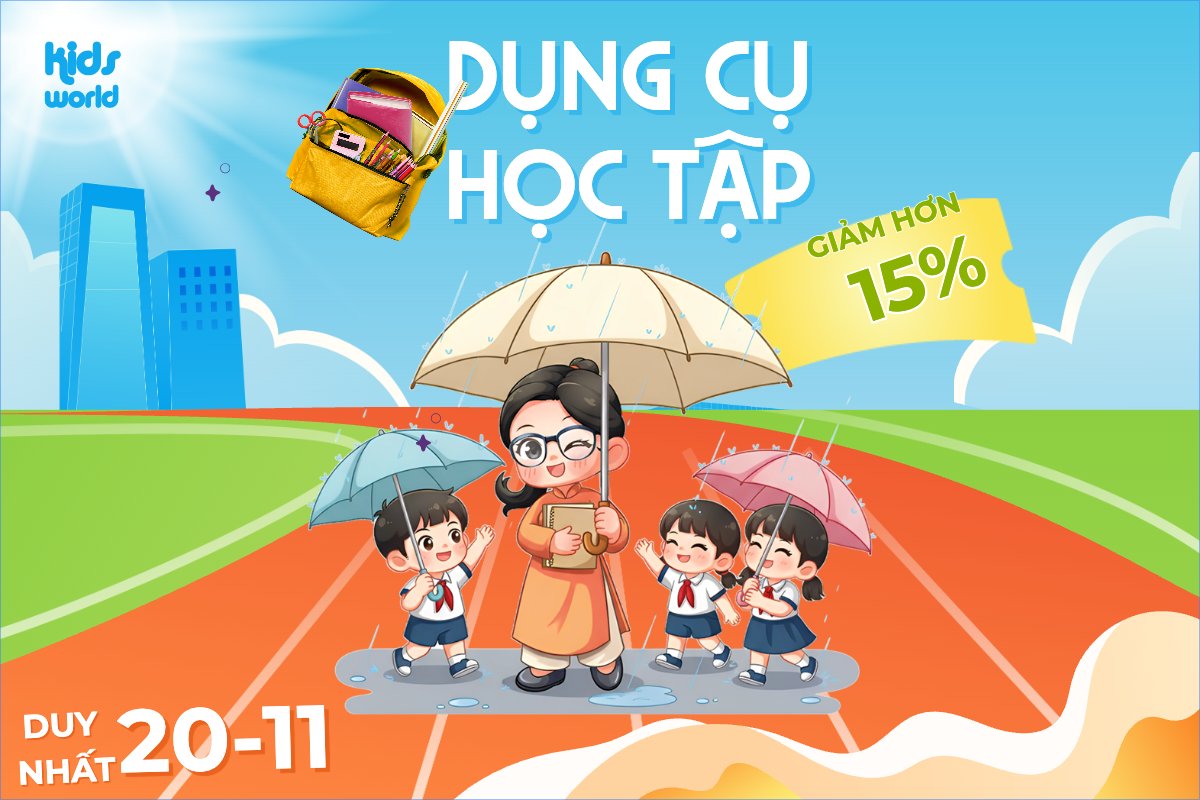 Giảm giá dụng cụ học tập