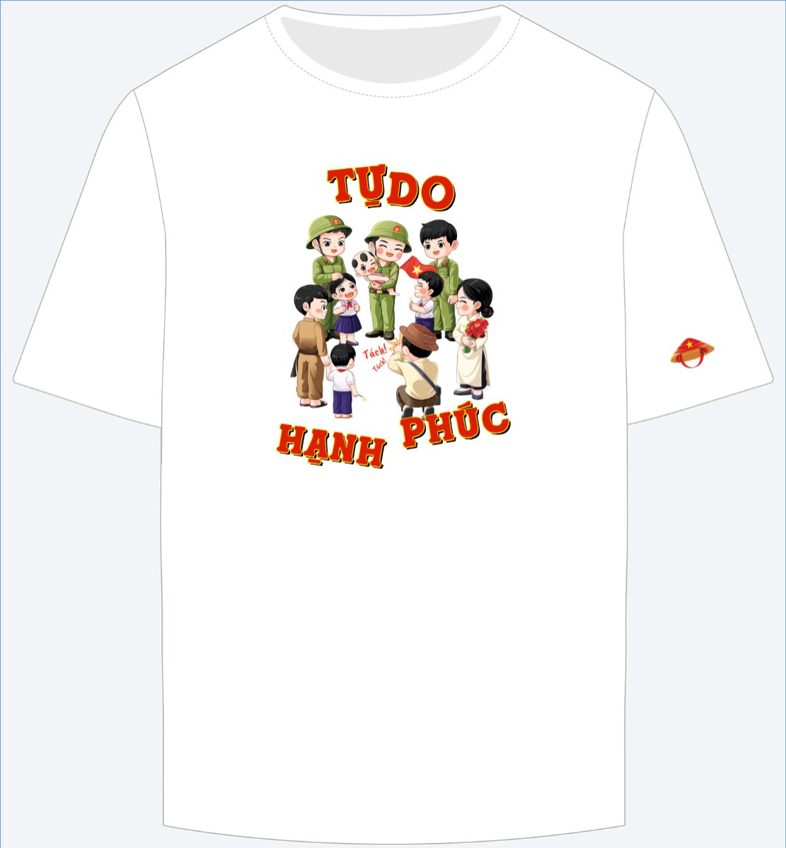 Mẫu Ao Thun 2/9, Quốc Khánh, lễ hội, Việt Nam, hội nhóm, team, tập thể, sự kiện, event, dễ thương, cute — LayerPic