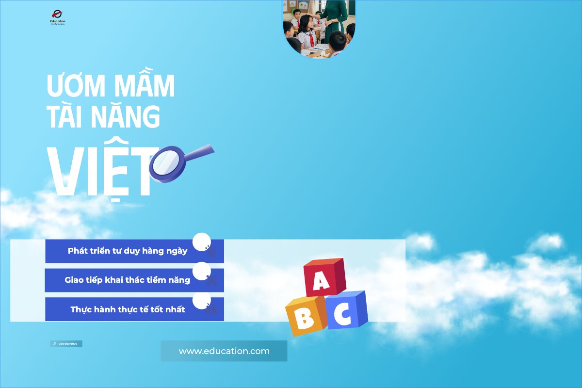 Mẫu Banner - Băng rôn Ươm mầm tài năng Việt — LayerPic