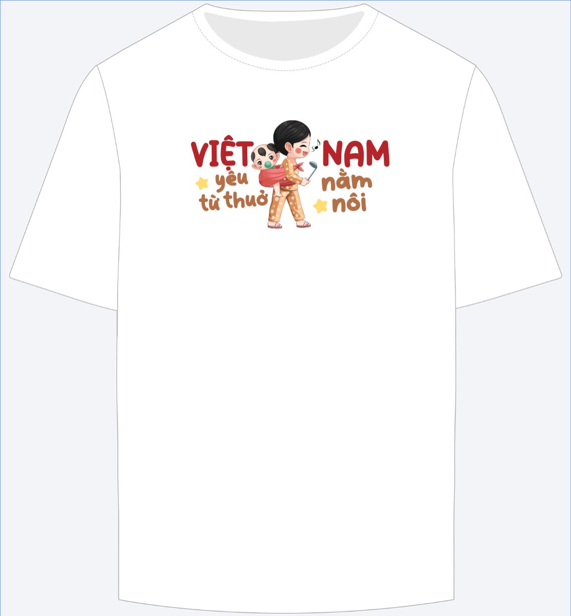 Mẫu Ao Thun 2/9, Quốc Khánh, lễ hội, Việt Nam, cá nhân, personal style, sự kiện, event, dễ thương, cute — LayerPic