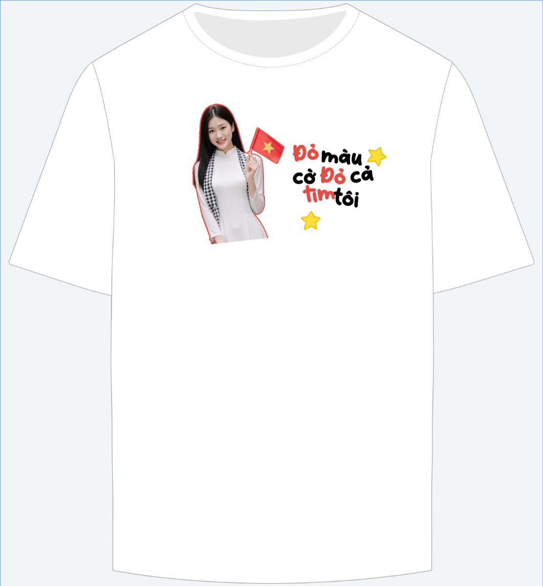 Mẫu Ao Thun 2/9, Quốc Khánh, lễ hội, Việt Nam, cá nhân, personal style, sự kiện, event, dễ thương, cute — LayerPic