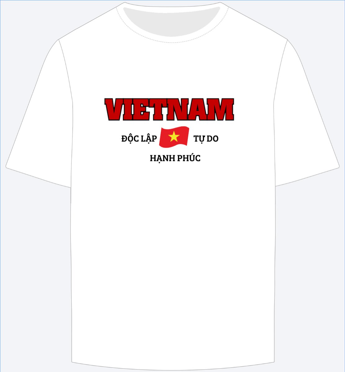 Mẫu Ao Thun 2/9, Quốc Khánh, lễ hội, Việt Nam, cá nhân, personal style, sự kiện, event, hiện đại, modern — LayerPic