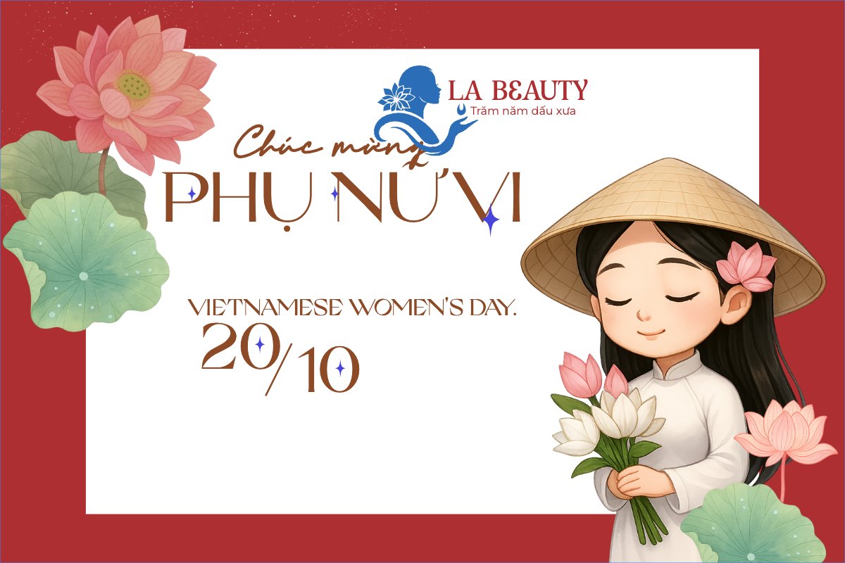 Mẫu Banner - Băng rôn 20/10, Ngày phụ nữ Việt Nam, Vietnamese Women's Day, phụ nữ, sự kiện, event, dễ thương, cute, chibi, hoạt hình, cartoon — LayerPic