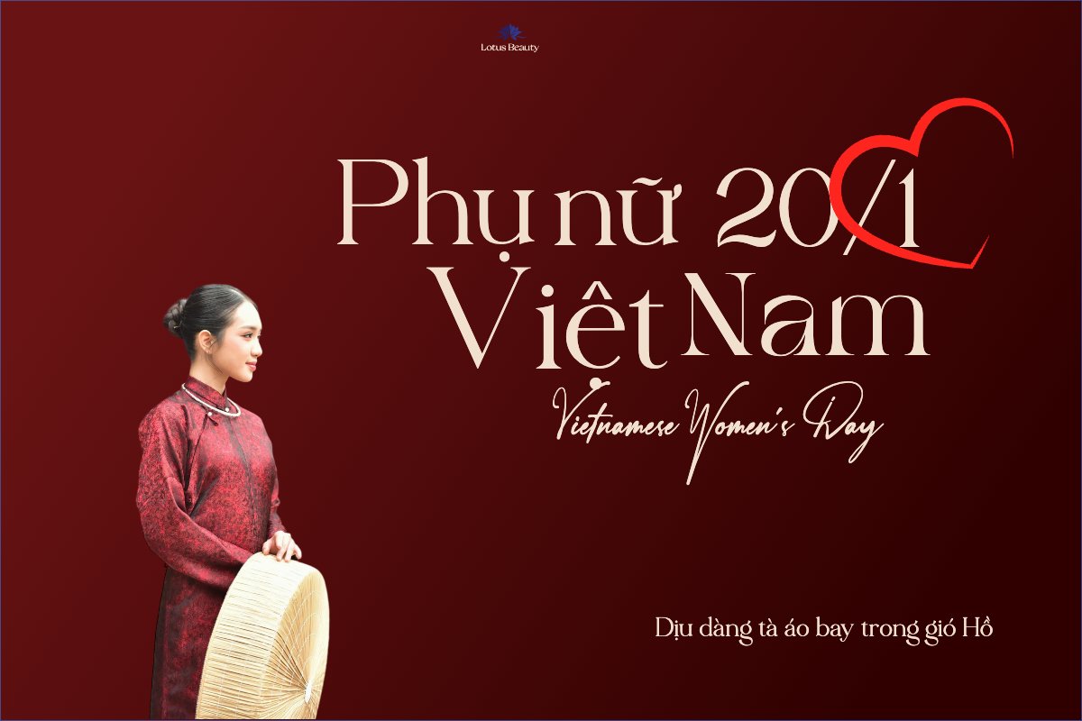 Mẫu Banner - Băng rôn 20/10, Ngày phụ nữ Việt Nam, Vietnamese Women's Day, phụ nữ, sự kiện, event, chúc mừng, chào mừng, hiện đại, modern — LayerPic