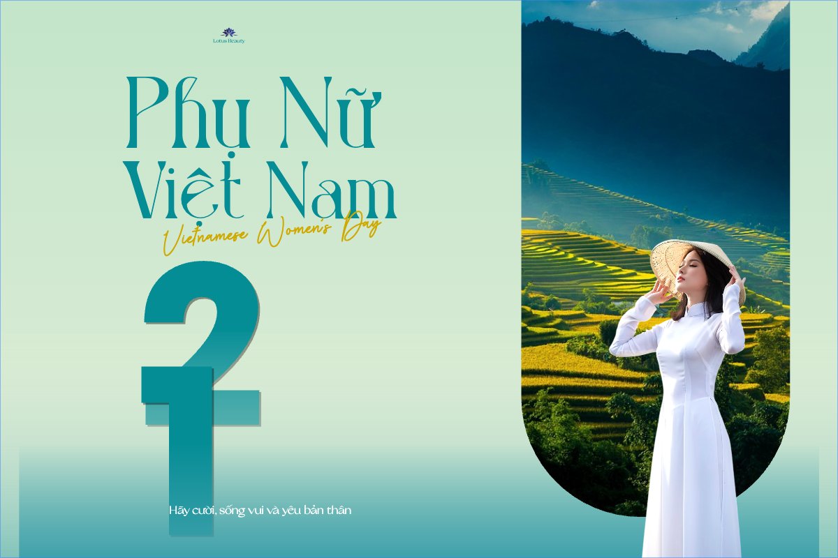 Mẫu Banner - Băng rôn 20/10, Ngày phụ nữ Việt Nam, Vietnamese Women's Day, phụ nữ, sự kiện, event, chúc mừng, chào mừng, hiện đại, modern — LayerPic