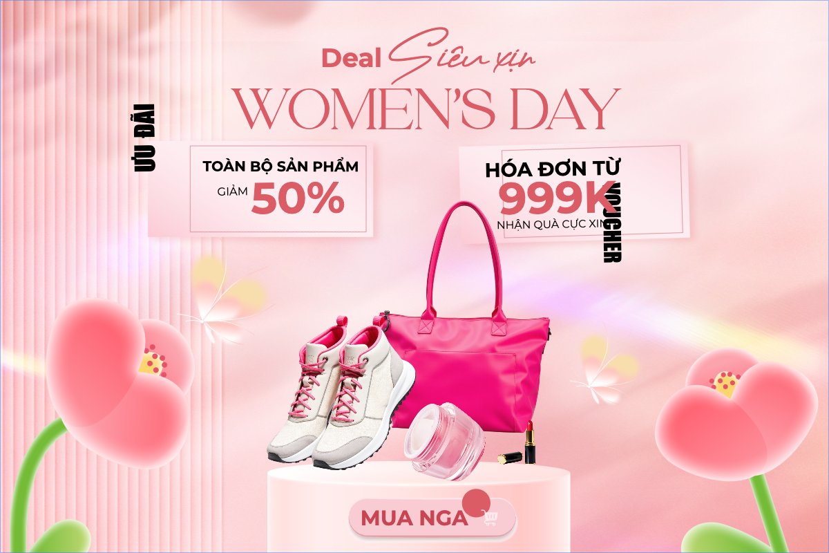 Mẫu Banner - Băng rôn 20/10, Ngày phụ nữ Việt Nam, Vietnamese Women's Day, phụ nữ, sự kiện, event, fashion, thời trang, outfit, hiện đại, modern — LayerPic