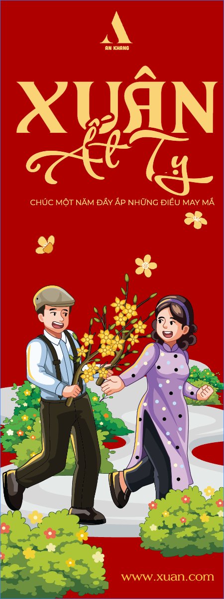 Mẫu Standee Tết, Xuân, Ất tỵ, năm 2025, 2025, sự kiện, event — LayerPic