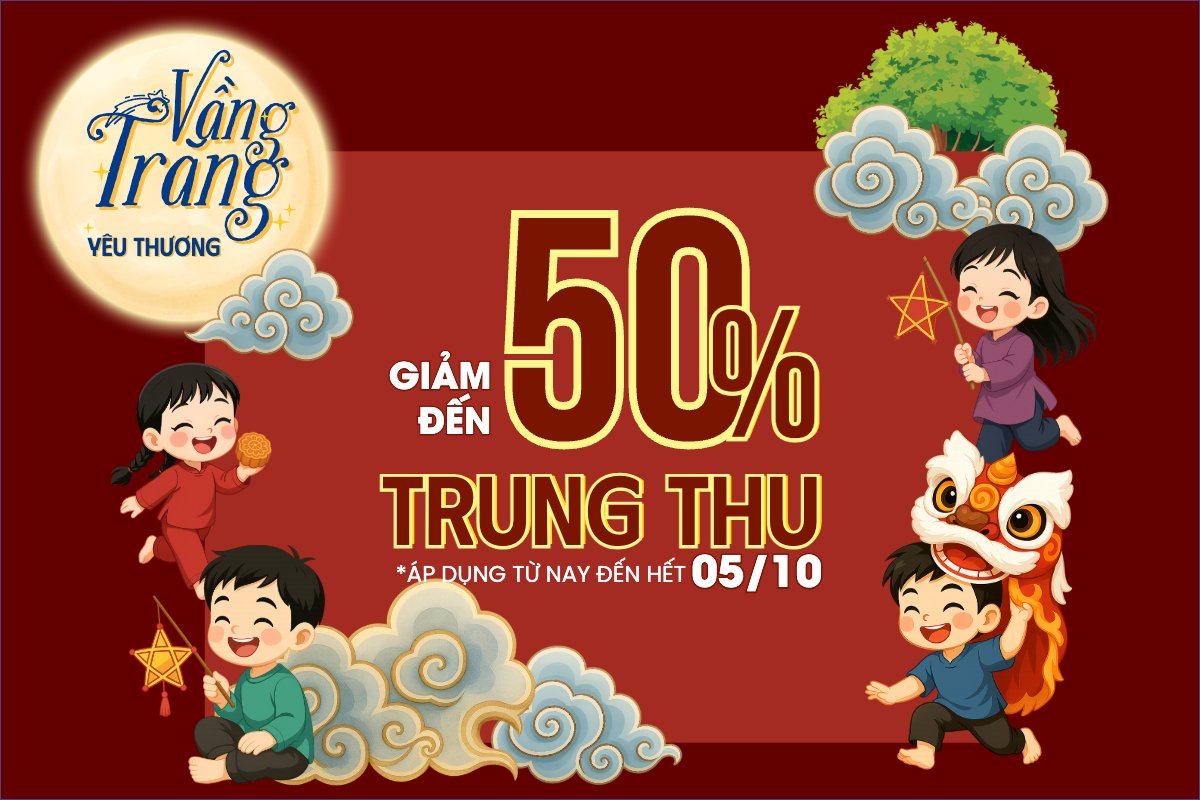 Mẫu Banner - Băng rôn Trung thu, Tết Đoàn Viên, mid-autumn festival, sự kiện, event, lễ hội, festival, ẩm thực, food, bánh trung thu, cute, dễ thương — LayerPic
