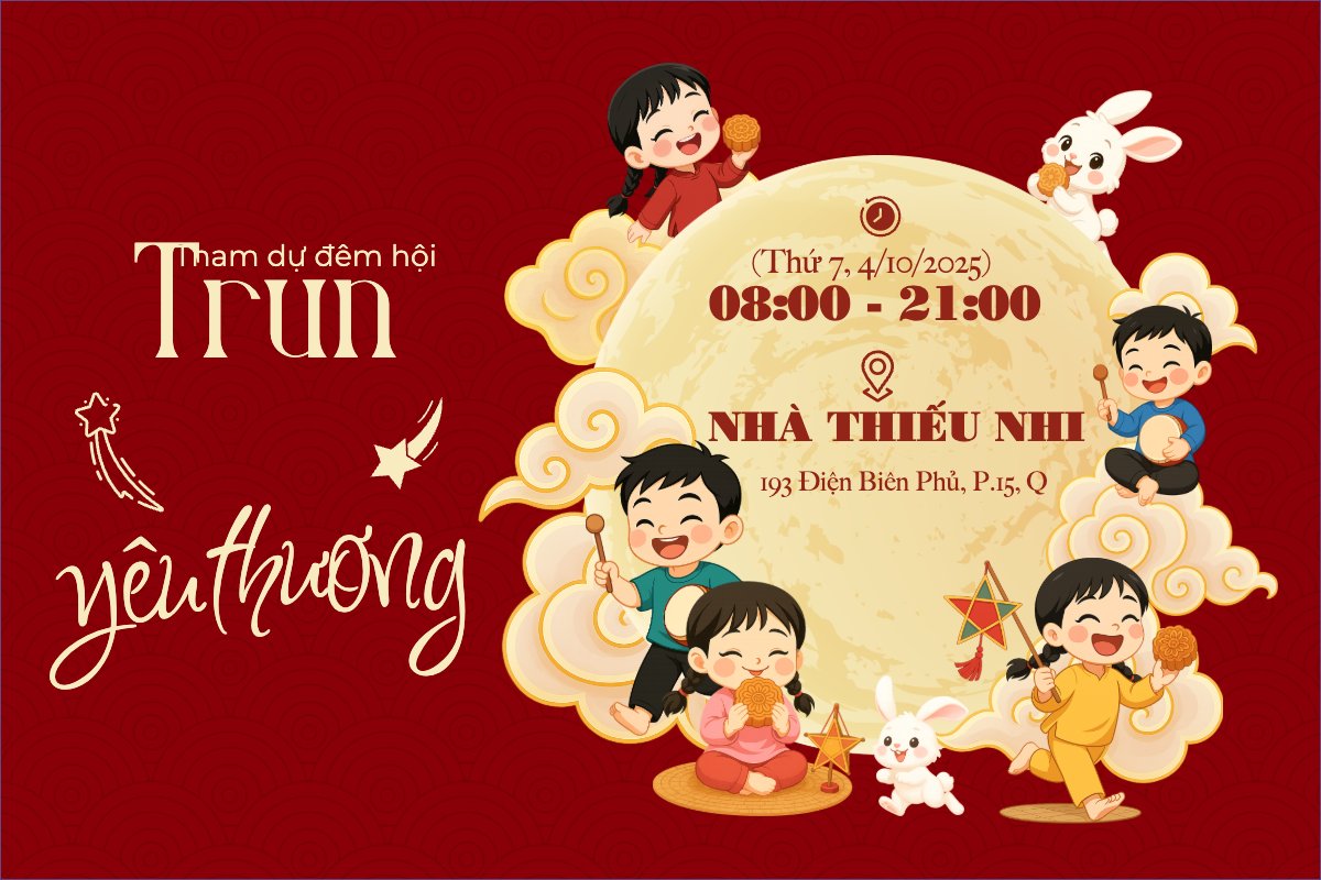 Mẫu Banner - Băng rôn Trung thu, Tết Đoàn Viên, mid-autumn festival, sự kiện, event, lễ hội, festival, ẩm thực, food, bánh trung thu, cute, dễ thương — LayerPic