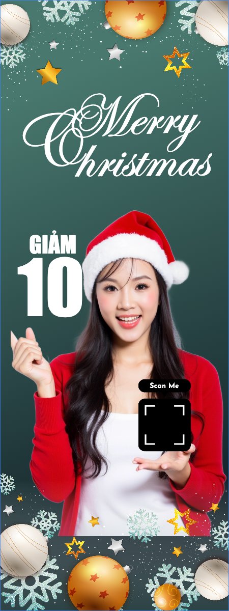 Mẫu Standee Giáng sinh, Christmas, Noel, 25/12, sự kiện, event, chương trình, sale, giải trí, entertainment — LayerPic