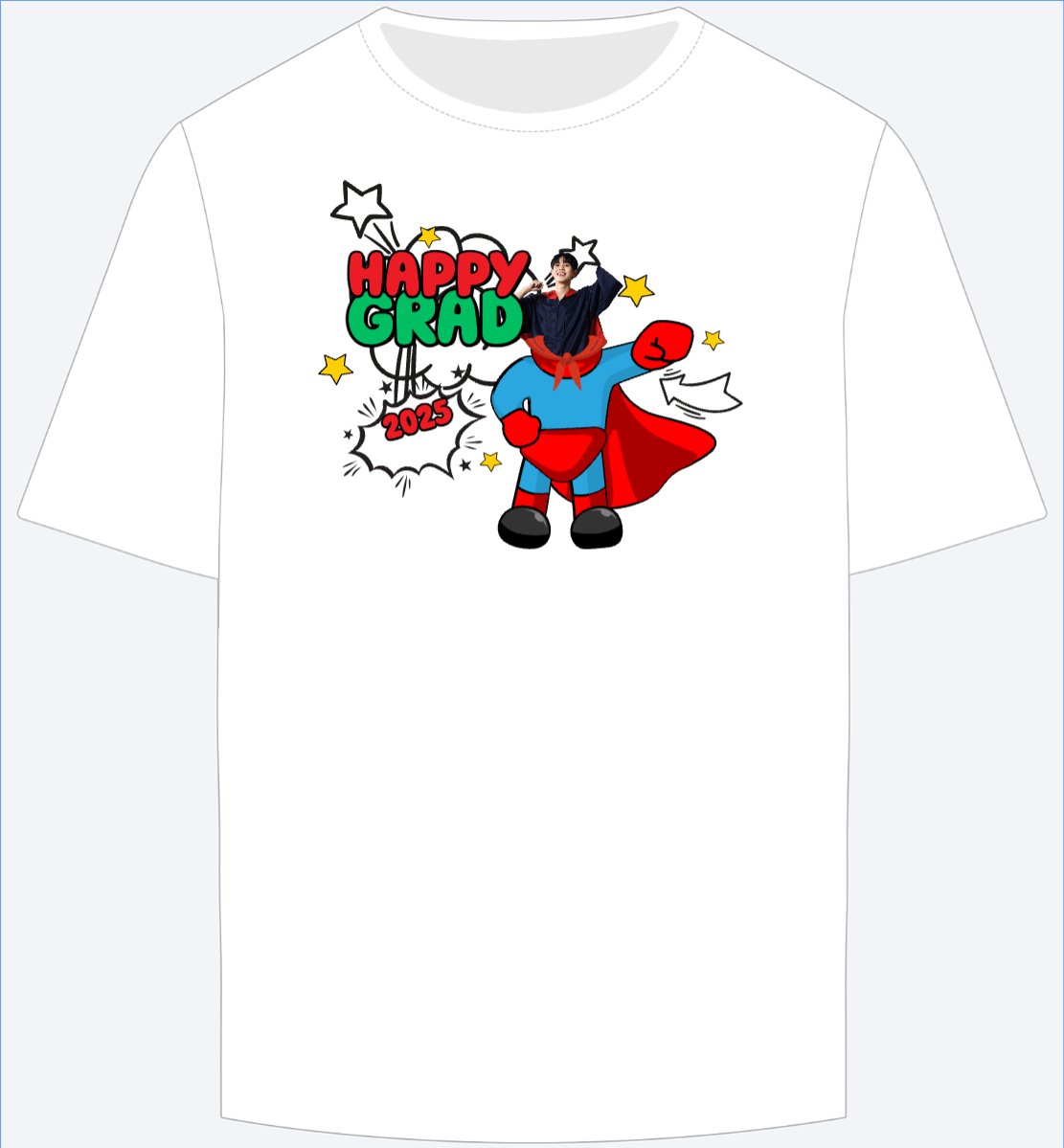 Mẫu Ao Thun Tốt nghiệp, graduation, cá nhân, nhân vật, personal style, signature, superman — LayerPic