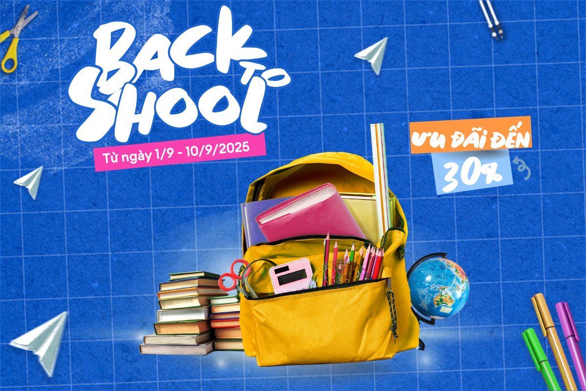 Mẫu Banner - Băng rôn Tựu trường, đến trường, nhập học, back to school, giáo dục, education, school, trường học, hiện đại, modern — LayerPic