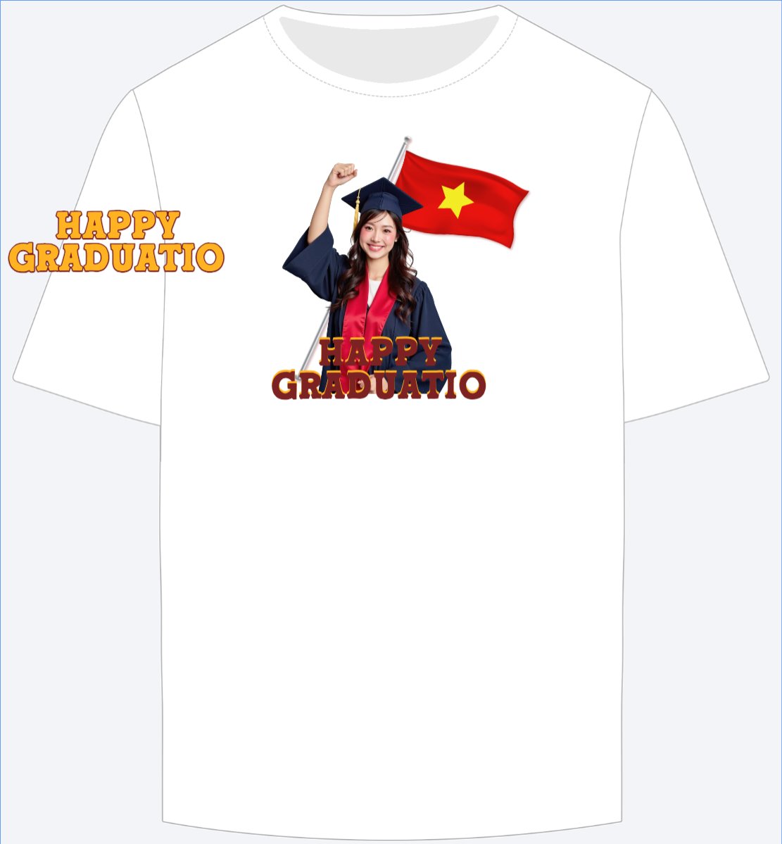 Mẫu Ao Thun Tốt nghiệp, graduation, cá nhân, nhân vật, personal style, signature, Việt Nam — LayerPic