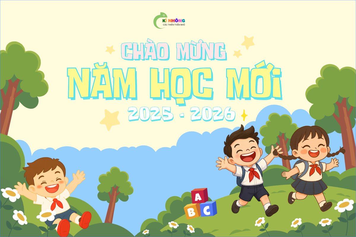 Mẫu Banner - Băng rôn Tựu trường, đến trường, nhập học, khai giảng, giáo dục, education, school, trường học, dễ thương, cute, chibi, hoạt hình, cartoon — LayerPic