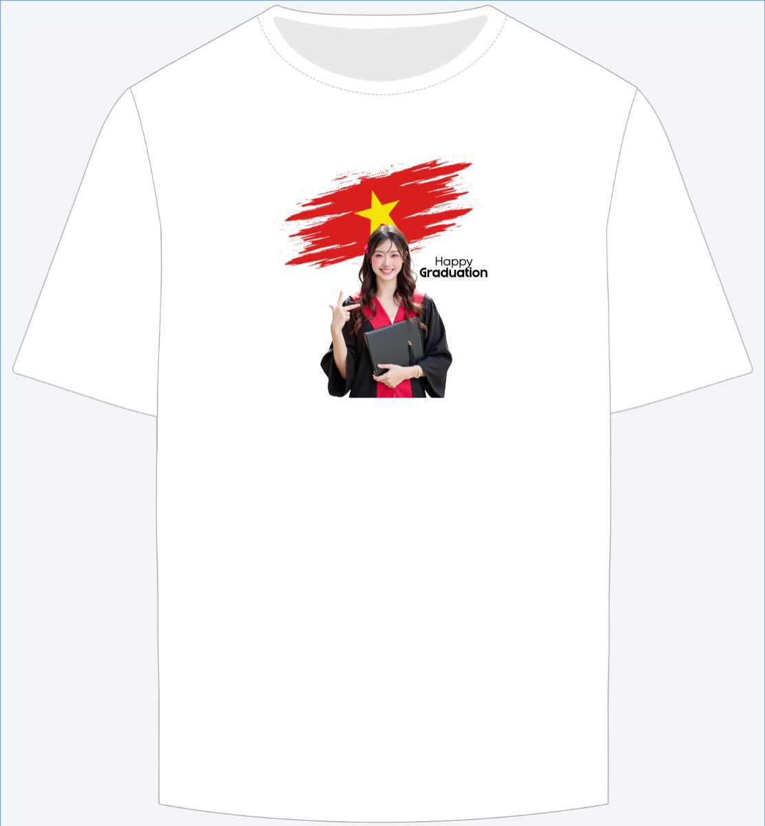 Mẫu Ao Thun Tốt nghiệp, graduation, cá nhân, nhân vật, personal style, signature, Việt Nam — LayerPic