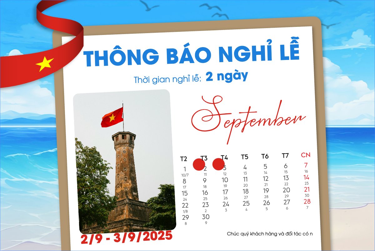 2/9, Quốc Khánh, lễ hội, thông báo, lịch nghỉ, Việt Nam, sự kiện, event, hiện đại, modern